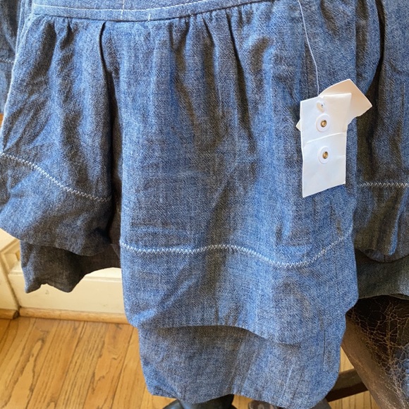 LeifsDottir Chambray Skirt 2 - Picture 2 of 6